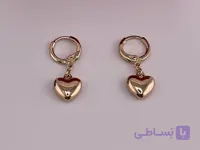گوشواره قلب حلقه ای ژوپینگ