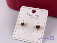 گوشواره طرح قلب ژوپینگ