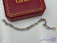 دستبند ژوپینگ دو رنگ تیفانی