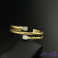 دستبند دخترانه طرح ماری بافت طنابی