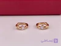 گوشواره ژوپینگ قلب صدفی