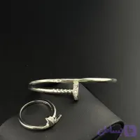 ست دستبند و انگشتر دخترانه میخ کارتیر