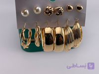 پک گوشواره طرح طلا طلایی