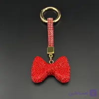 جاکلیدی و آویز کیف پاپیون قرمز