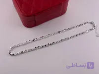 خرید گردنبند زنانه نقره‌ای