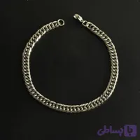 دستبند مردانه کارتیر نقره ای 4 میل