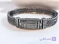 دستبند مردانه سیاه قلم