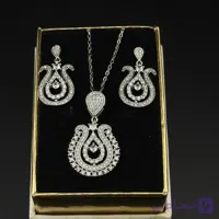 نیم‌ست جواهری طرح اسلیمی و ترنج