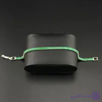دستبند تنیسی با نگین سبز
