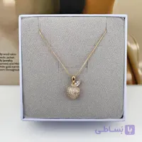 گردنبند زنانه ژوپینگ – مدل توت طلایی 🍓✨