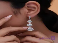 گوشواره طرح جواهر