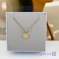 گردنبند دخترانه گربه نگینی فانتزی