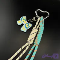 جاسوئیچی پاپیون آبی با بند طنابی
