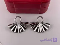 گوشواره مینیمال زارا نقره ای استیل