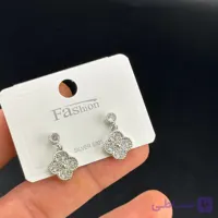 گوشواره جواهری آویز طرح ون‌کلیف