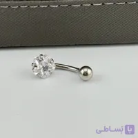 پیرسینگ ناف طرح گل سه‌پر