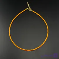 گردنبند تابستونی نارنجی