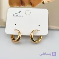 گوشواره مینیمال حلقه‌ای ژوپینگ
