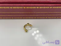 پیرسینگ گوش طلایی رنگ