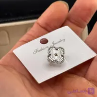 ایرکاف گوشواره ونکلیف تراش نقره ای