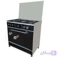 اجاق گاز طرح فر پنج شعله پایدار مدل T-5-G-2021