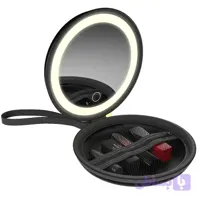 کیف ارایشی اینه دار LED دار جیبی