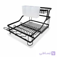 جا ظرفی یک و نیم طبقه آلومینیومی اطلس مدل نیلوفر