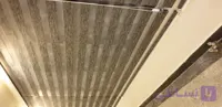 پرده زبرای بامبو رنگ نوک مدادی