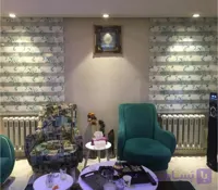 پرده زبرای چاپی طرح فرفورژه