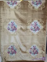مخمل گلدوزی قابی مبلی و پرده ای کلاسیک کد1635