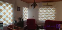 پرده زبرای ترک ۳ بعدی طرح مثلثی