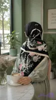 روسری زنانه ابریشم ساتن قواره ۱۴۰ - گیلا گالری