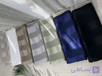 روسری زنانه ابریشم ویکتوریا لمه دار رنگی