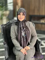 روسری ابریشم وارداتی شکوفه