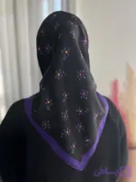 روسری نخی کودک قواره ۶۰ گلگلی