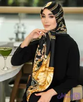 ابریشم توییل وارداتی مشکی