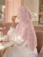 روسری زنانه نخی گلگلی خنک قواره ۱۴۰