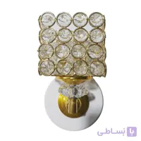 چراغ دیواری مدرن مدل مربع طلایی
