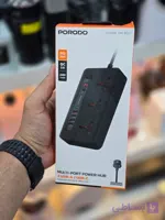 چندراهی و هاب شارژ هوشمند از برند Porodo مدل سری PD-FWCH013 با کابل ۲ متری