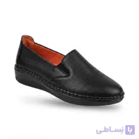 کفش طبی و روزانه زنانه چرم تبریز مدل رزا بافتی زیره پی یومشکی