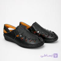 کفش تابستانی طبی زنانه و چرم تبریز مدل تانیا