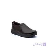 کفش روزانه و راحتی مردانه چرم تبریزمدل صدرا بی بند زیره تزریق