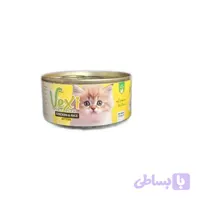 کنسرو پته بچه گربه برند فاکس طعم فیله مرغ و برنج 500 گرم
