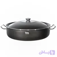 تابه تیارا مدل گرانیتی درب دار دسته فلزی سایز 40