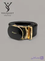 کمربند مردانه طرح Ferragamo دوحلقه‌ای