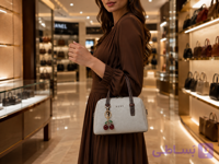 کیف دستی زنانه برند benoمدل گیلاس طرح صندوقی