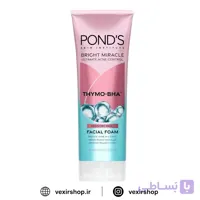 فوم شستشوی صورت ضد جوش پوندز Bright Miracle Ultimate Acne Control THYMO-BHA + Niasorcinol حجم 100 گرم
