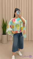 شومیز زنانه پانچ سوزن دوزی هندی