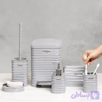 ست 6 پارچه طوسی