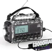 رادیو AM/FM/SW شارژی اضطراری دارای خروجی هدفون